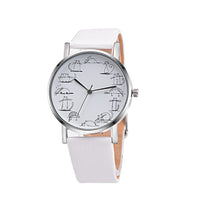 Women's Cartoon Cat  Watch with Faux Leather Band - Limited Quantity!