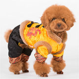 Traditional Chinese Dragon Winter Jumpsuit For Your Furry Little Darling.